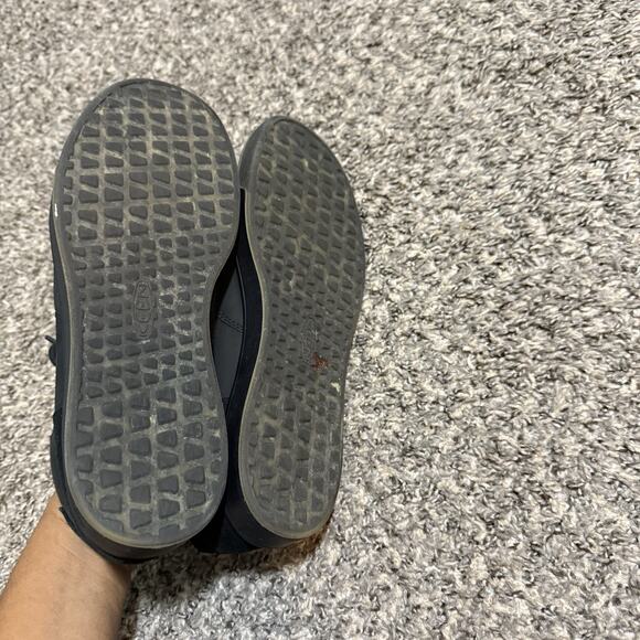 Keen Mens Shoe Glenhaven Size 9.5 Sneaker Mid Top Black Nubuck Suede Casual - Picture 8 of 10